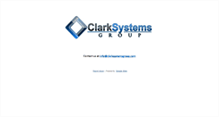Desktop Screenshot of clarksystemsgroup.com